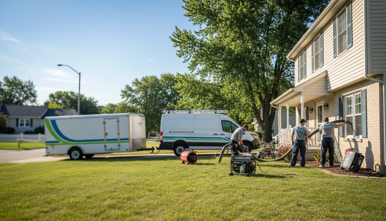 Flooded Basement Restoration And Cleanup With Repair in Welch, MN near me